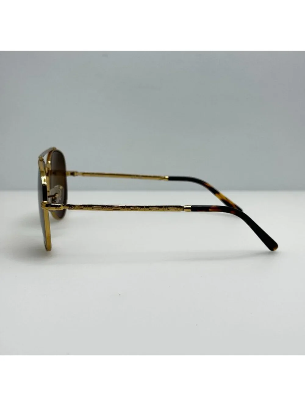 Ray Ban Sunglasses RB 3625 9196/G5 Aviator Gold Polarized Italy 58-14-135